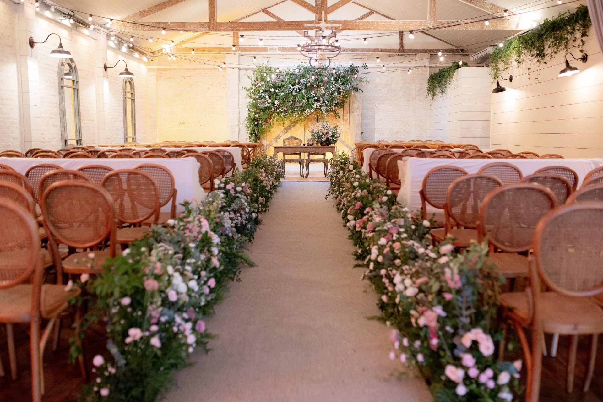 Casamento farm em dia de chuva